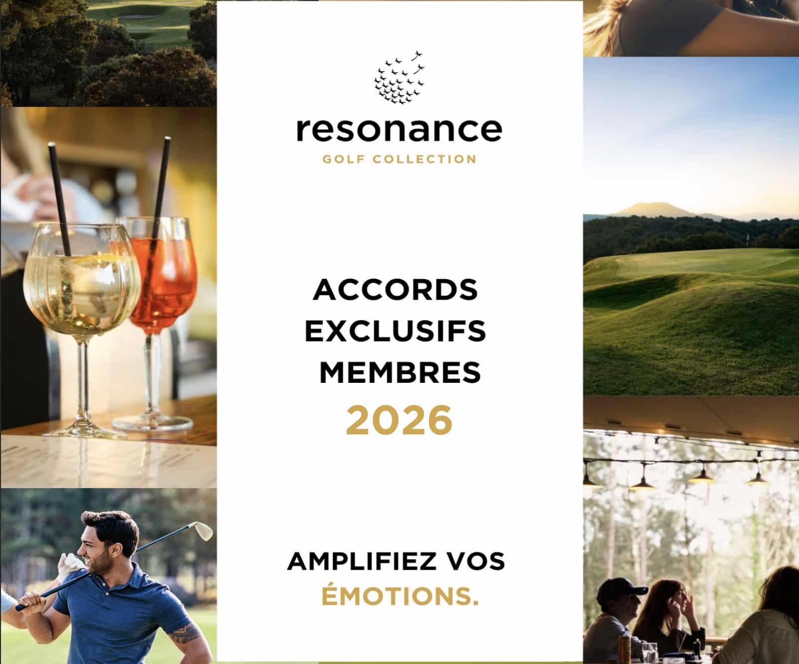 Resonance : Avantages exclusifs avec les autres golfs du réseau